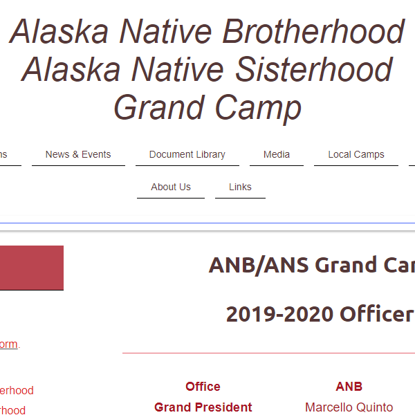 Native American Organization Near Me - Alaska Native Brotherhood and the Alaska Native Sisterhood Grand Camp