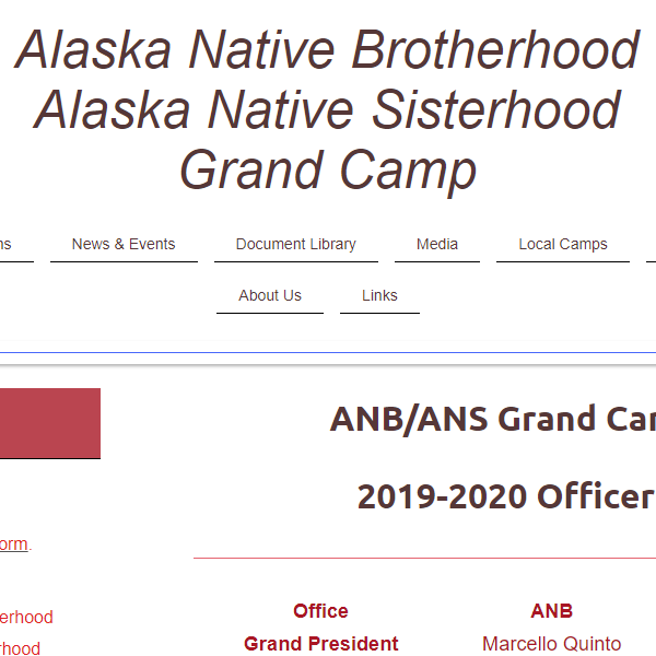 Alaska Native Brotherhood and the Alaska Native Sisterhood Grand Camp attorney