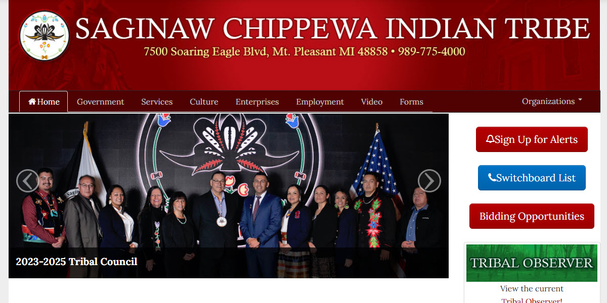 Saginaw Chippewa Indian Tribe of Michigan