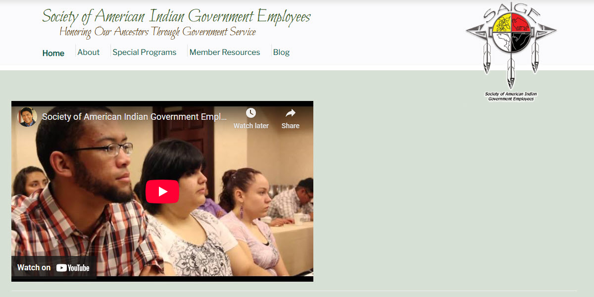 Society of American Indian Government Employees
